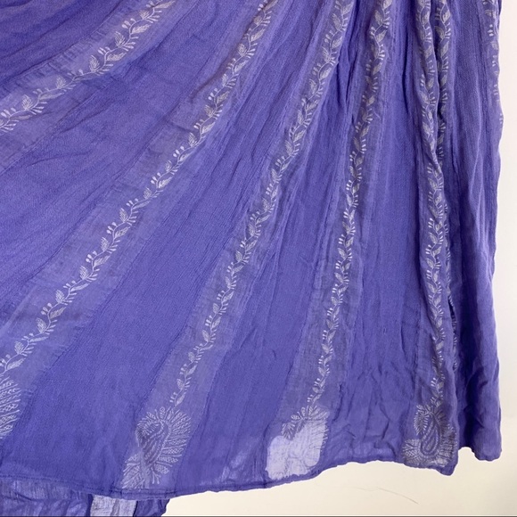 Free People FP One Paisley Vine Cut Out Dress Top - Picture 15 of 15